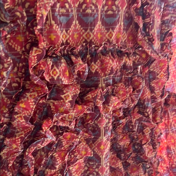 Floral Ruffle Blouse - Multicolor - Picture 4 of 4